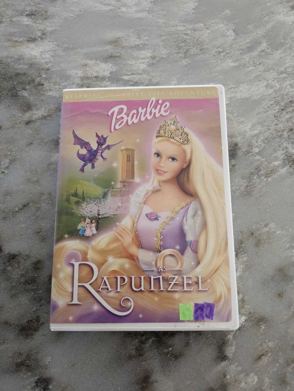 Barbie as Rapunzel DVD 2002 Classic Animated Kids Family Movie